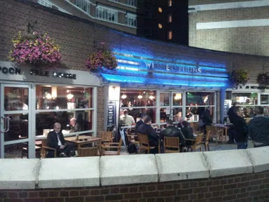 The beer garden