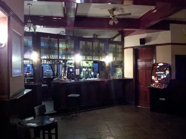 Dreadful picture of the Victorian bar area.
