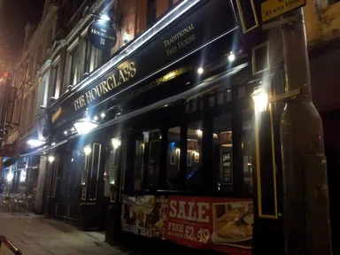 The Hourglass is hard to miss with its shiny frontage.