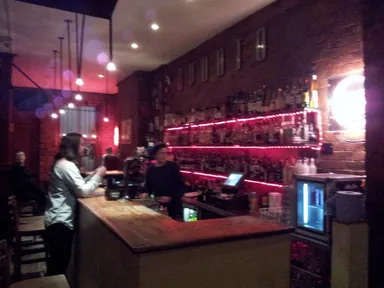 This place likes neon.