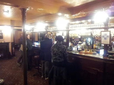 The bar is very bright -- all the better to see all the beer with!