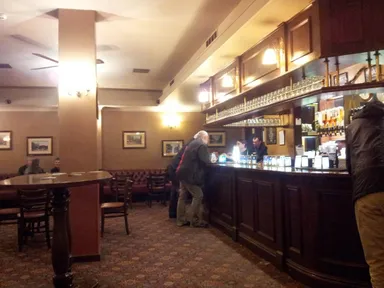 The main bar area. Not too shabby.