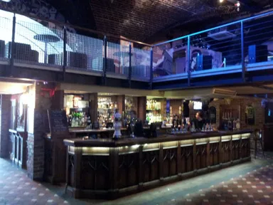 The bar area and the mezzanine. On a Monday evening it's deceptively quiet.