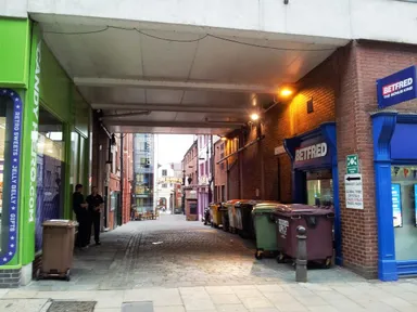The miserable entrance to Swan Street isn't reflective of what's within.