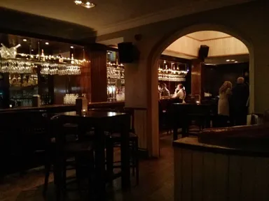 The bar.
