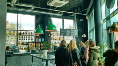 Very busy for lunch but the queue moves quickly!