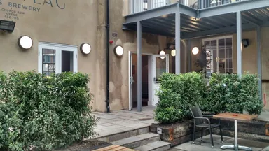 Plenty of space in the outdoor terrace.