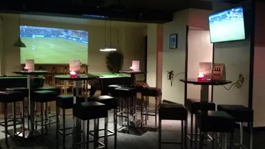 Downstairs isn't our scene but it's great that there are these two sides.