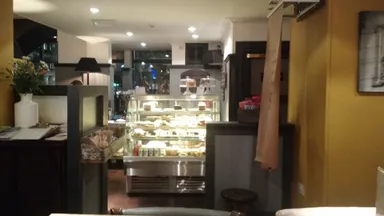 Now this is a great idea - a sandwich/cake station in a pub!