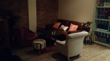 Plenty of comfy places to sit.