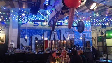 Yes, that's an aeroplane! On the ceiling!