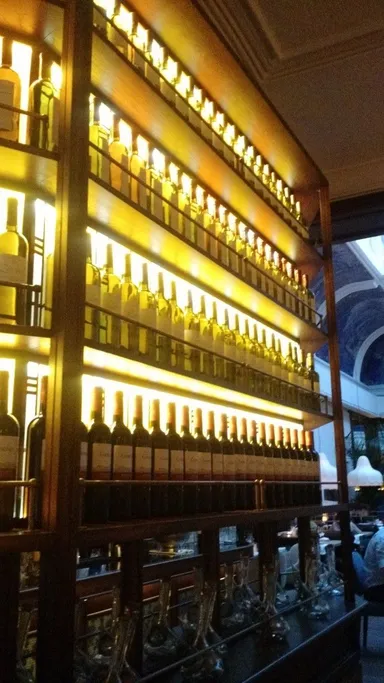 Many bottles! None of them craft beer.