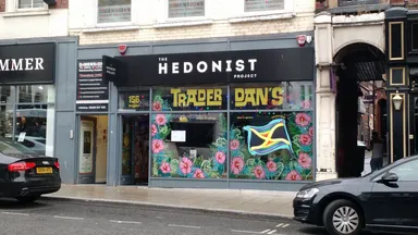 This bar changes its look, inside and out, every three months.