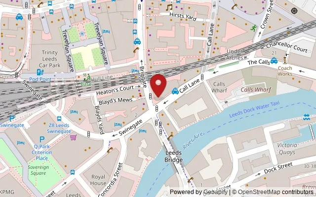 Map showing the location of 64-68 Call Lane, Leeds LS1 6DT
